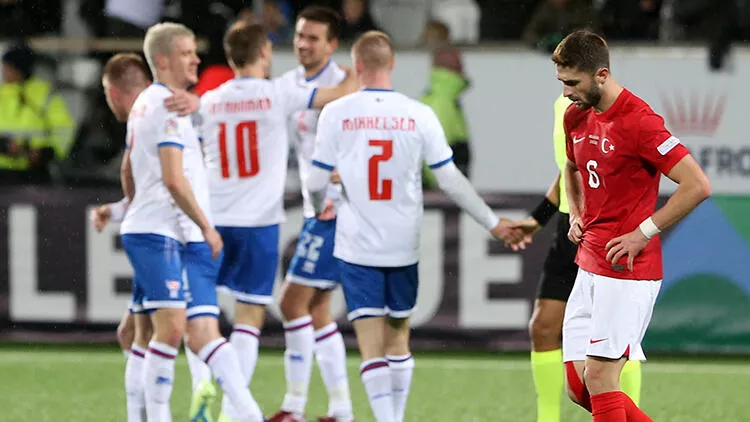 Faroe Adaları’nın tarihte yendiği 16 takım! Milli Takım’ın tarihi mağlubiyeti…