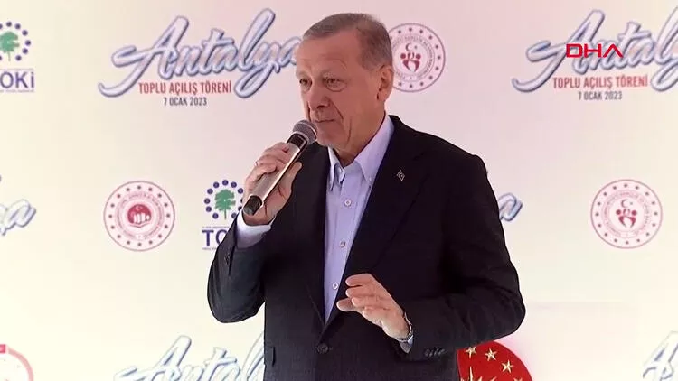 Cumhurbaşkanı Erdoğan’dan Antalya’da seçim mesajı