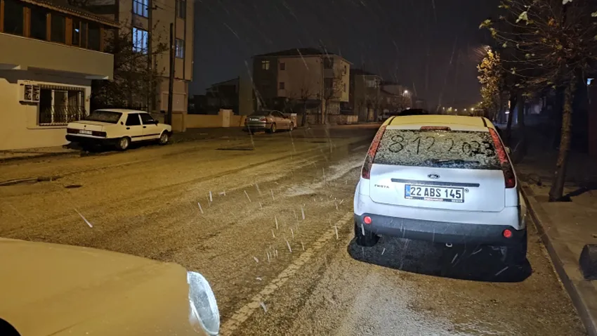 Marmara’da kar yağışı başladı