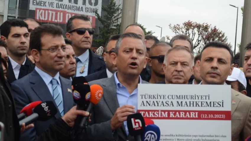 CHP lideri Özel, Taksim için AYM kararına işaret etti! ‘Birileri kendi egemenliğinde görüyor…’