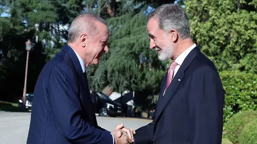 Erdoğan İspanya Kralı 6. Felipe ile görüştü