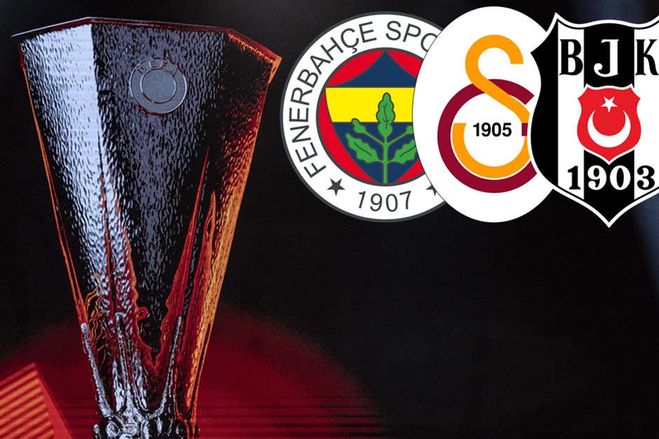 Fenerbahçe, Galatasaray ve Beşiktaş’ın UEFA’daki rakipleri belli oldu!