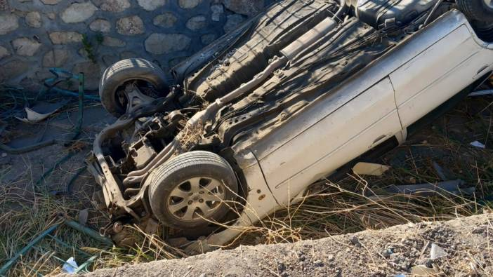 Adıyaman’da otomobil su kanalına düştü: 1 yaralı!