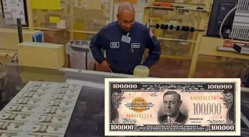 Hiç kimsenin cüzdanına ya da kasasına girmedi! 100 bin dolarlık banknotun sırrı