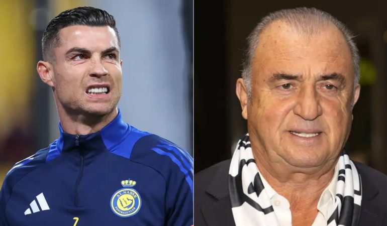 RONALDO, FATİH TERİM’İN TORUNUNU HÜNGÜR HÜNGÜR AĞLATTI