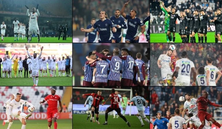 SÜPER LİG’DE 19. HAFTANIN ARDINDAN OLUŞAN PUAN DURUMU VE 20. HAFTANIN FİKSTÜRÜ