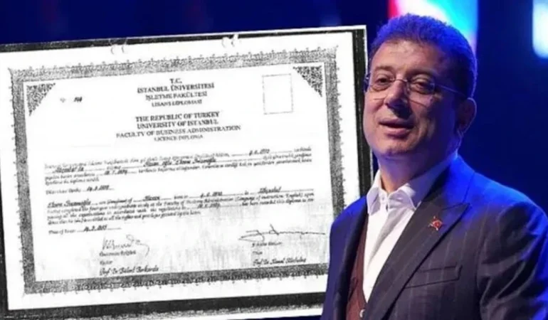 İmamoğlu’nun Diploması İptal Edilirse Ne Olacak? Avukatı Açıkladı
