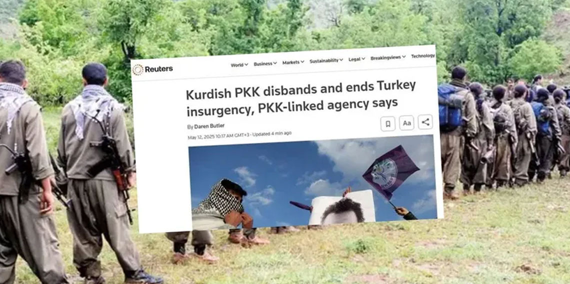 PKK’NIN FESİH KARARI DÜNYA BASININDA GENİŞ YANKI UYANDIRDI
