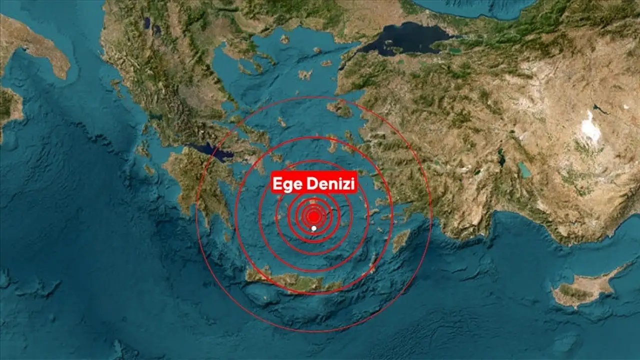 Ege Denizi’nde 5.0 Büyüklüğünde Deprem!