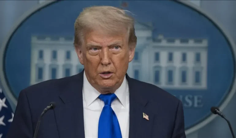 BEYAZ SARAY: TRUMP FİLİSTİN’İ TANIMAYACAK