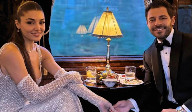 Hakan Sabancı’dan Hande Erçel’e romantik paylaşım