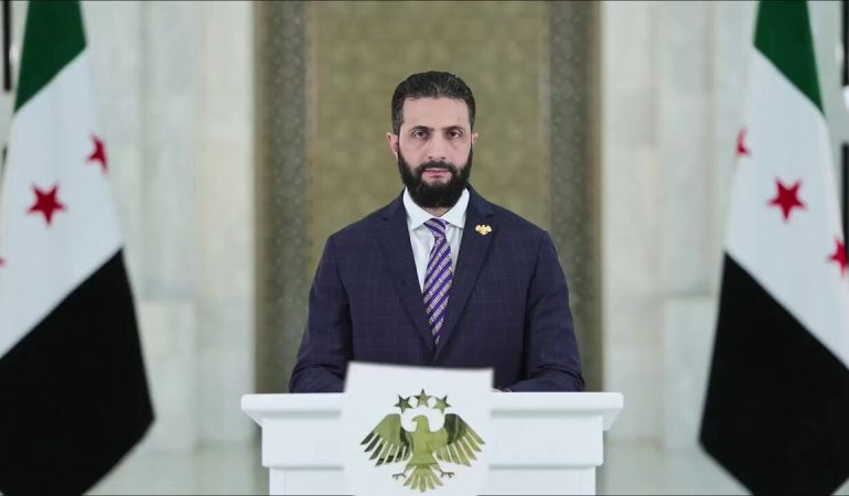 Ahmed Şara: Türklerin Arabuluculuğu Suriye’yi Kurtardı