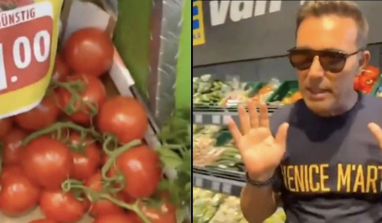 Mustafa Sandal Almanya’da Sokak Sokak Gezdi: Domates Kilosu Kaç Euro?