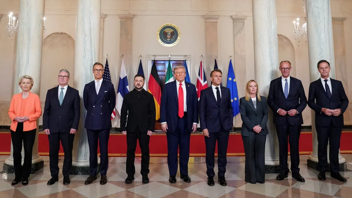Trump rahat, Avrupa liderleri gergin! Tarihi anlar Beyaz Saray’dan paylaşıldı