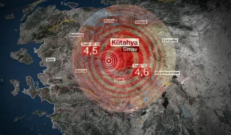 KÜTAHYA SİMAV’DA DEPREM FIRTINASI: 17 SAATTE 234 ARTÇI