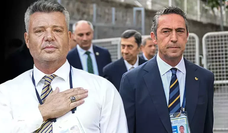 Ali Koç ve Sadettin Saran Seçim Öncesi El Sıkıştı