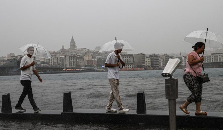İstanbul’da Sağanak Alarmı: Akşam Başlıyor