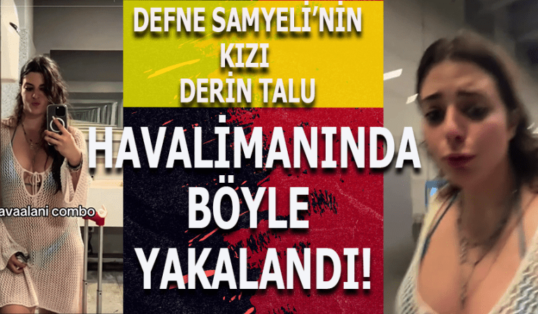 Derin Talu Havalimanında Bikini ve Pareo Şıklığıyla Dikkat Çekti