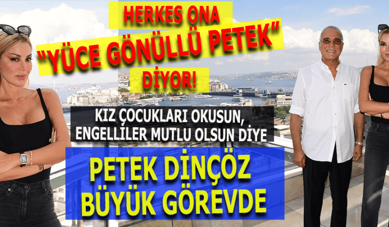 PETEK DİNÇÖZ İYİLİK İÇİN SAHNEDE: KIZ ÖĞRENCİLER VE ENGELLİLER YARARINA KONSER