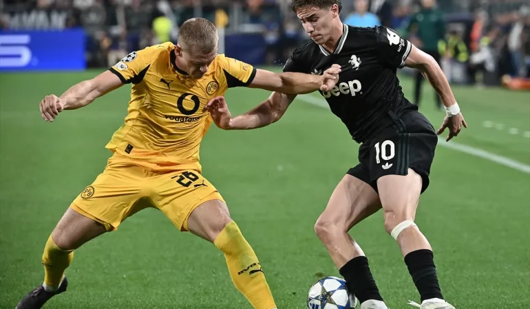 Kenan Yıldız ışıldadı, Torino’da gol düellosu: Juventus-Dortmund 4-4