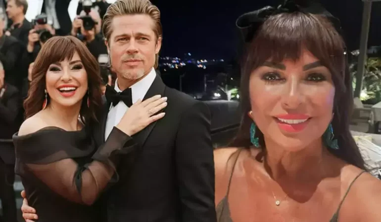 Nilgün Belgün ile Brad Pitt Yan Yana! Sosyal Medya Paylaşımı Gündem Oldu