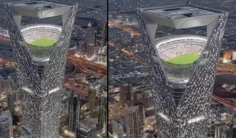 Suudi Arabistan’dan 46 Bin Seyirci Kapasiteli “Gökyüzü Stadyumu” Projesi