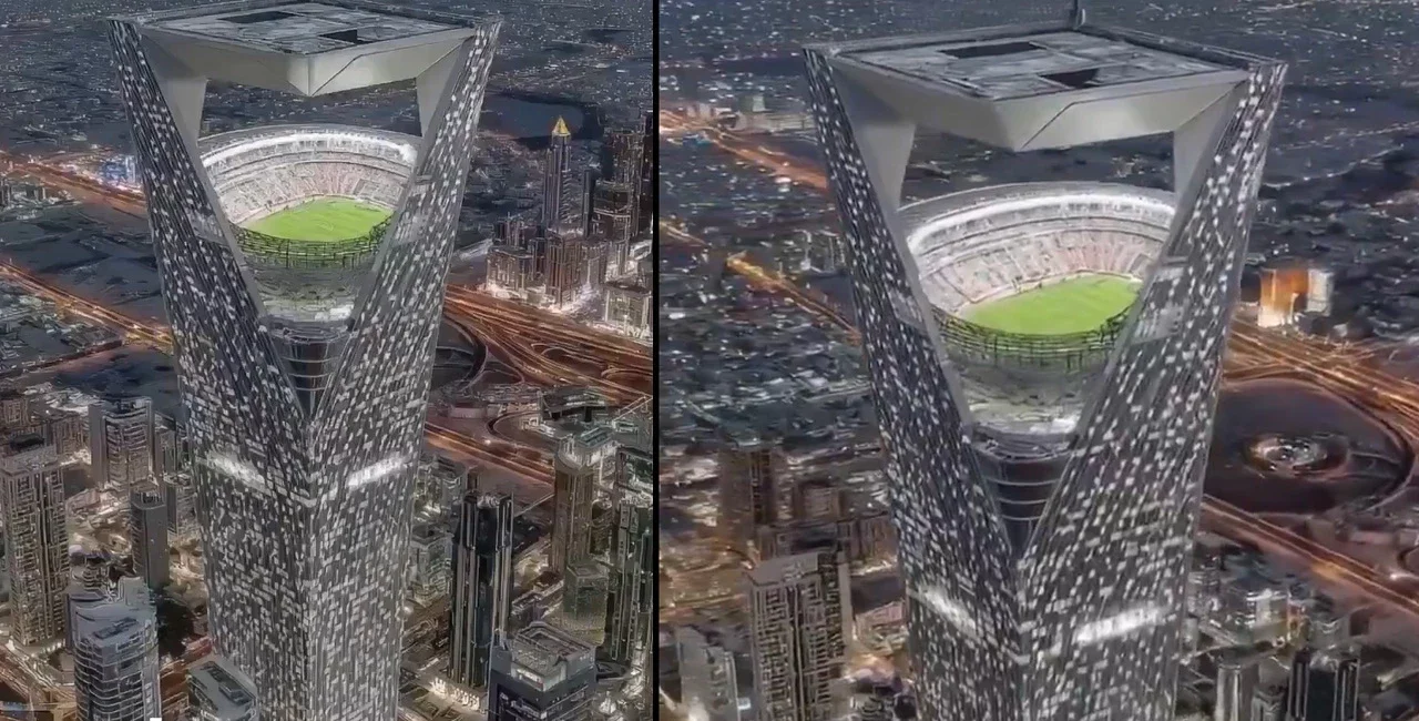 Suudi Arabistan’dan 46 Bin Seyirci Kapasiteli “Gökyüzü Stadyumu” Projesi