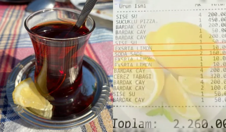 İstanbul’da Çayla Birlikte Gelen Limon İçin 10 TL İddiaya Ticaret Bakanlığı’ndan Ceza