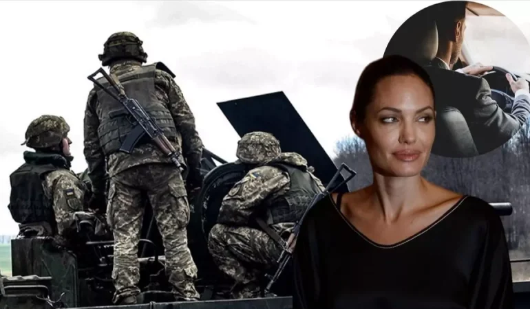 Angelina Jolie’nin Ukrayna Ziyareti Krize Dönüştü: Şoförü Zorla Askerlik Görevine Çağrıldı