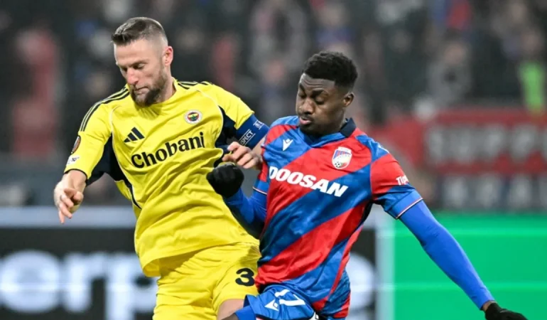 Fenerbahçe Avrupa’da Zorlandı: Viktoria Plzen Deplasmanında Kritik Beraberlik!