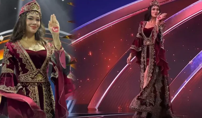 Ceren Arslan Miss Universe’de Türkiye’yi Temsil Etti, Hürrem Sultan Kostümüyle Göz Kamaştırdı