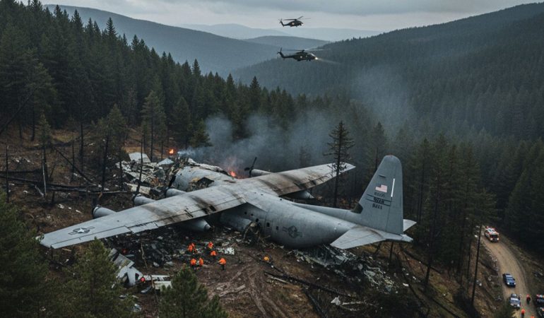 MSB C-130 Uçağı Gürcistan’da Düştü: 20 Askerimiz Şehit Oldu, Türkiye Yasta