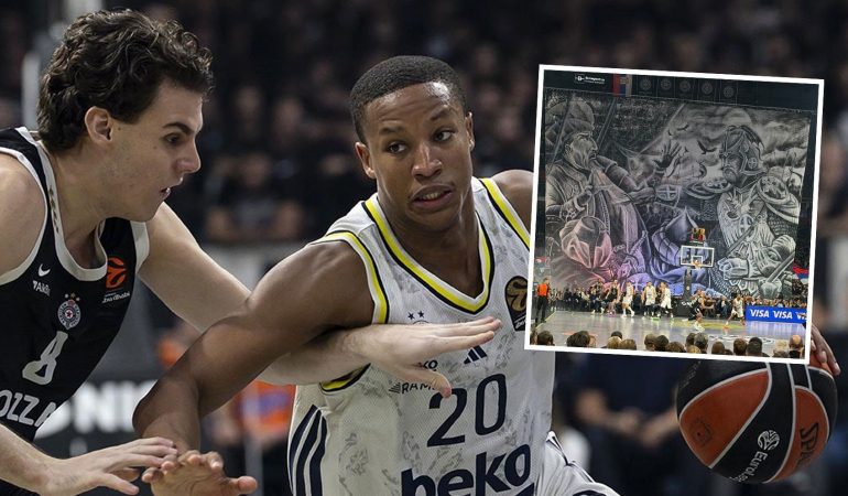 Partizan–Fenerbahçe Maçında Irkçı Pankart Skandalı: Tribünlerde Gergin Anlar