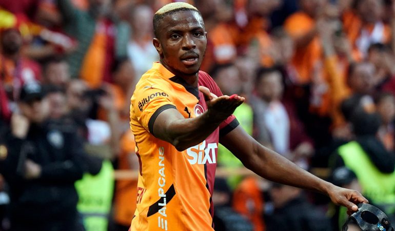 Galatasaray’dan Victor Osimhen’e Sağlık Durumu Açıklaması: Derbiye Yetiştirilmeye Çalışılacak
