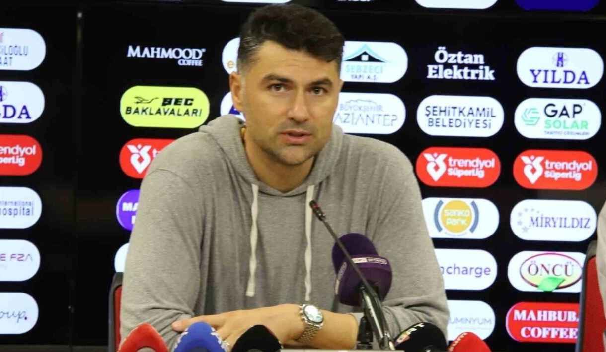 BURAK YILMAZ: "BUGÜN 3-0'DAN SONRA TARİHİ FARK OLABİLİRDİ" GAZİANTEP FUTBOL KULÜBÜ TEKNİK DİREKTÖRÜ BURAK YILMAZ: "FENERBAHÇE MAÇINI DA KAZANMAK İSTİYORUZ"