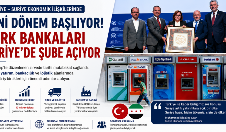 Resmi Mutabakat Sağlandı: Türk Bankaları Suriye’ye Giriyor