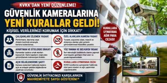 Güvenlik Kameralarında Yeni Dönem: KVKK’dan Sert Uyarı Geldi