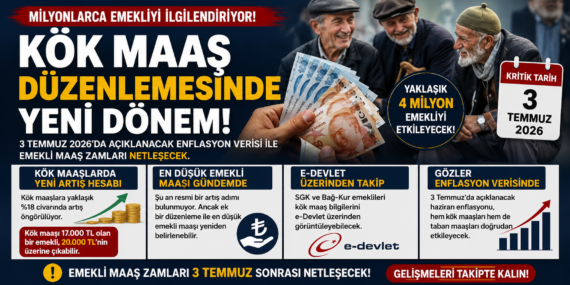 Kök Maaş Hesaplamasında Değişiklik: Emekliler İçin Kritik Süreç