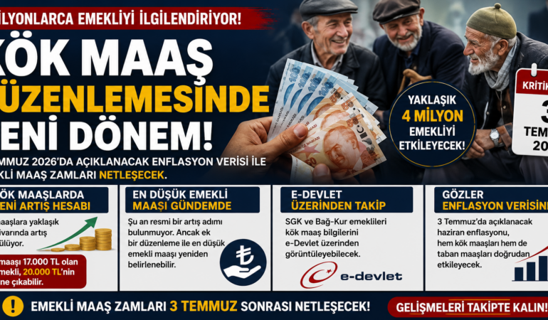 Kök Maaş Hesaplamasında Değişiklik: Emekliler İçin Kritik Süreç