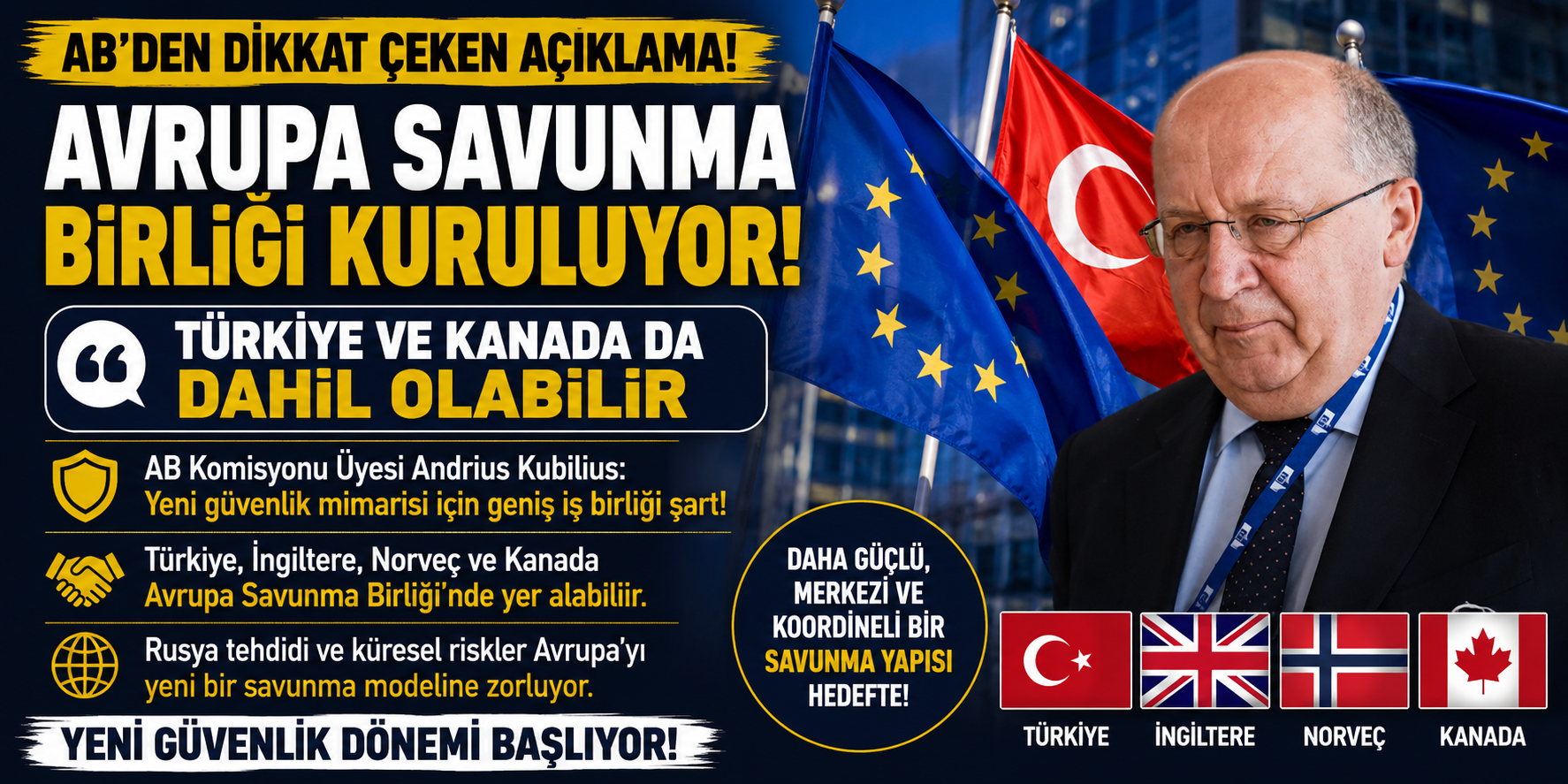 AB’den Yeni Savunma Hamlesi: Türkiye İçin Kapı Açıldı