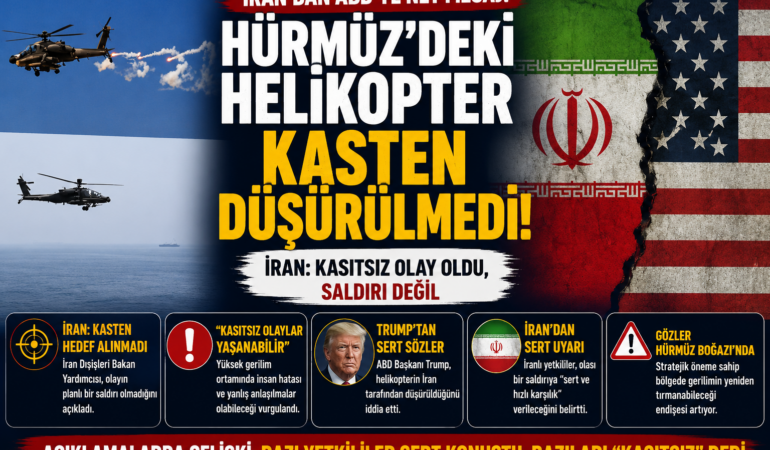 ABD Helikopteri Krizi: İran’dan Dikkat Çeken Savunma