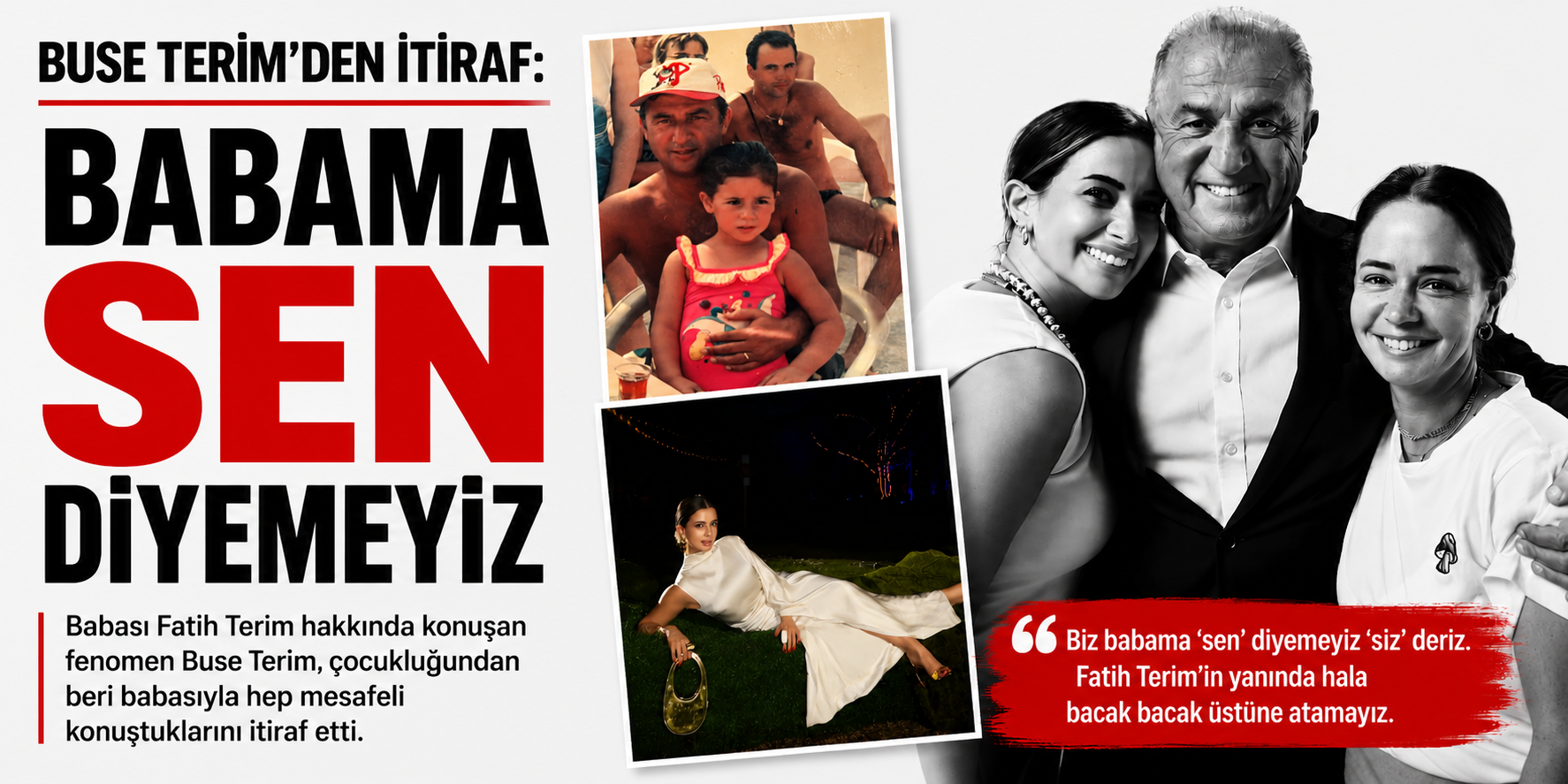 Buse Terim’den şaşırtan açıklama: Babasına hitap şekli gündem oldu