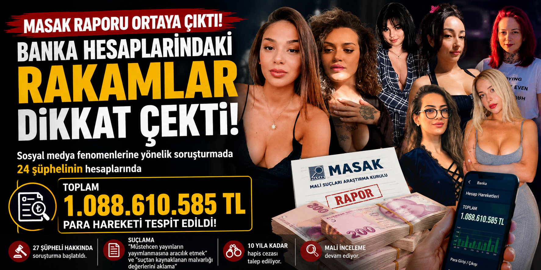 MASAK raporu ortaya çıktı: Banka hesaplarındaki rakamlar şoke etti