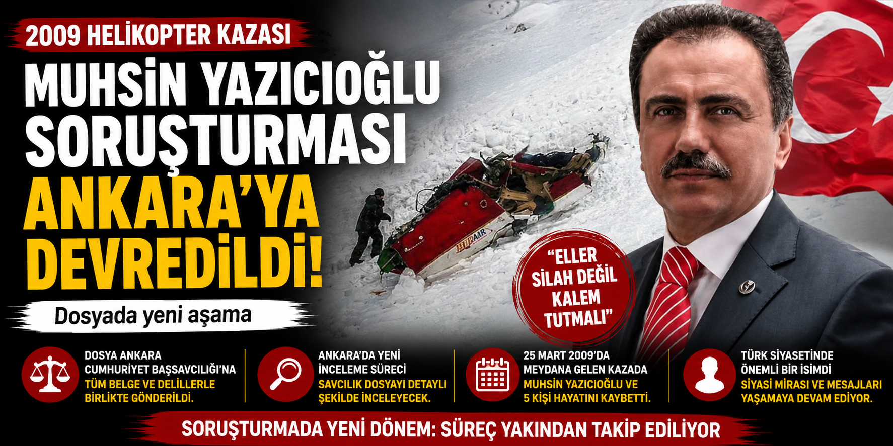 Muhsin Yazıcıoğlu dosyasında yetkisizlik kararı: Ankara devreye girdi