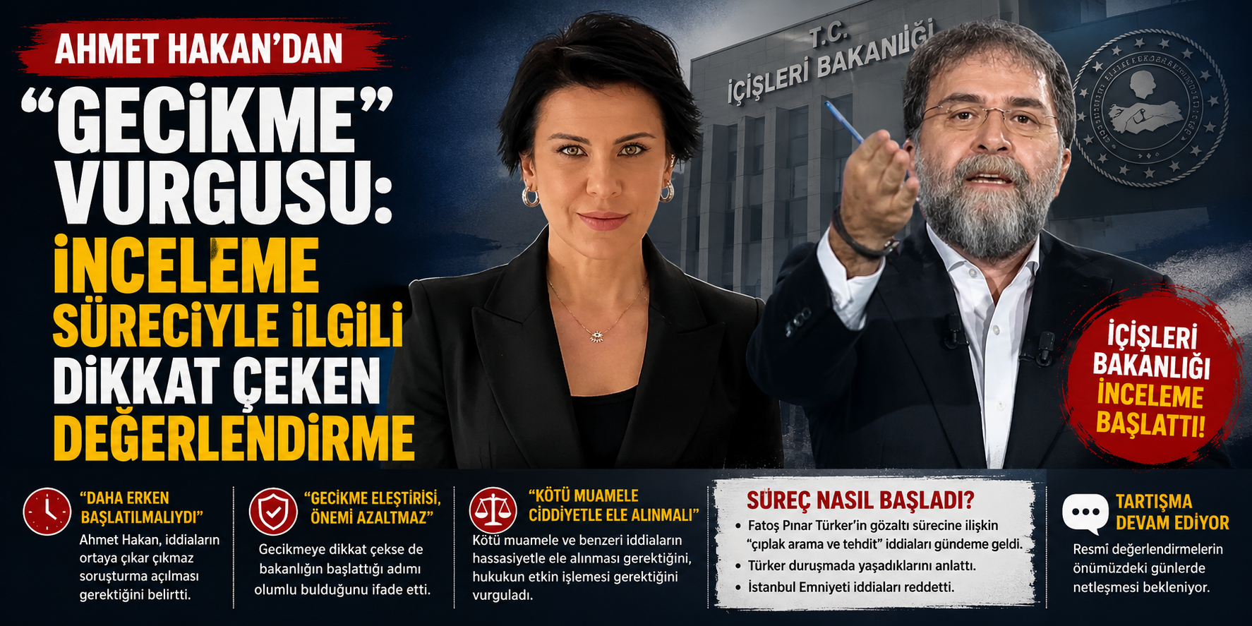Ahmet Hakan’dan inceleme sürecine yönelik dikkat çeken çıkış
