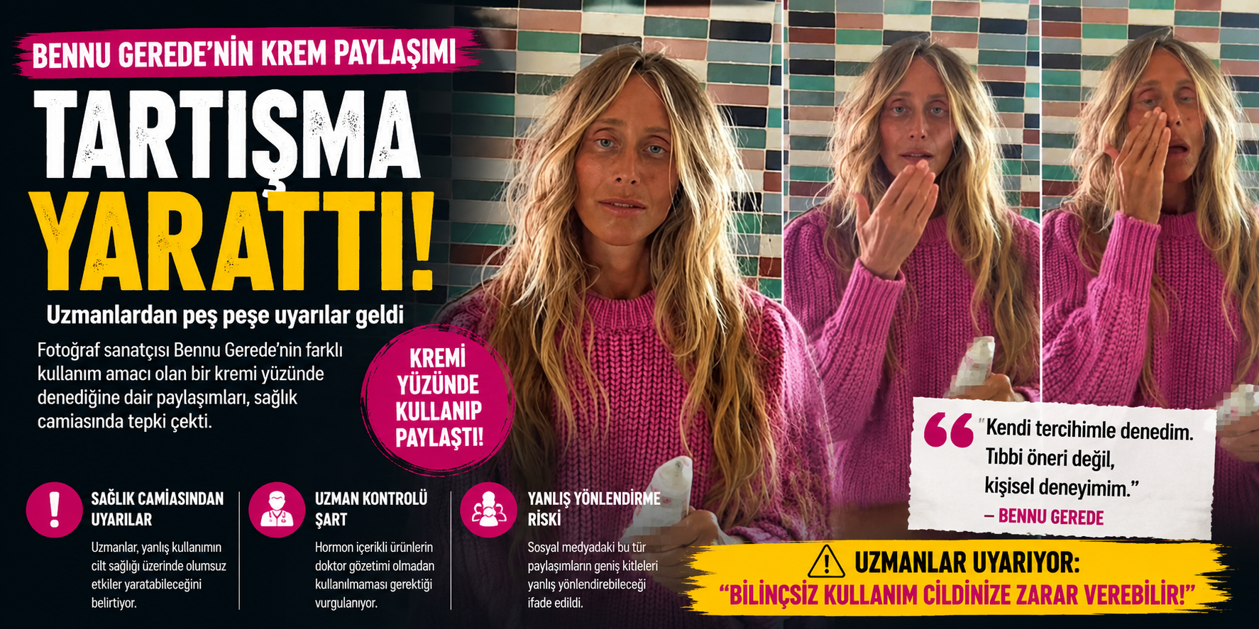 Sosyal medyada Bennu Gerede krizi: Uzmanlardan açıklama geldi