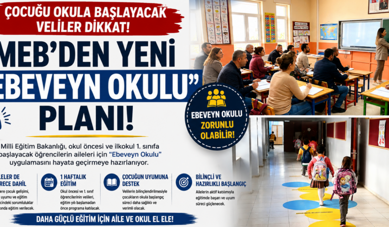 Çocuğu okula başlayacak veliler dikkat: MEB’den yeni uygulama geliyor