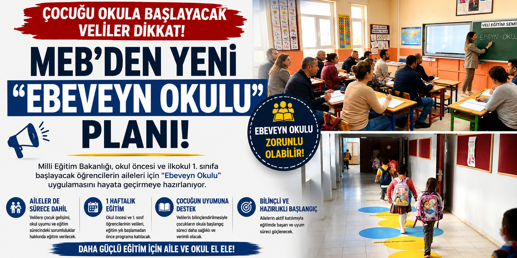 Çocuğu okula başlayacak veliler dikkat: MEB’den yeni uygulama geliyor