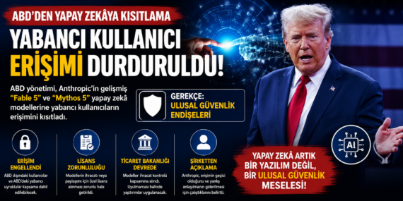 Trump’tan yapay zekâ kararı: Yabancı erişimine yasak