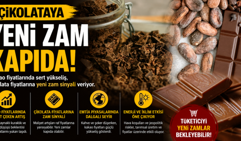 Çikolataya zam uyarısı: Kakao fiyatları sert yükselişte